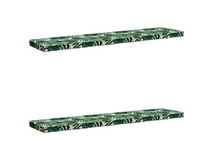 Lot de 2 coussins de banc, coussins d'assise vught 100 % polyester cf57725