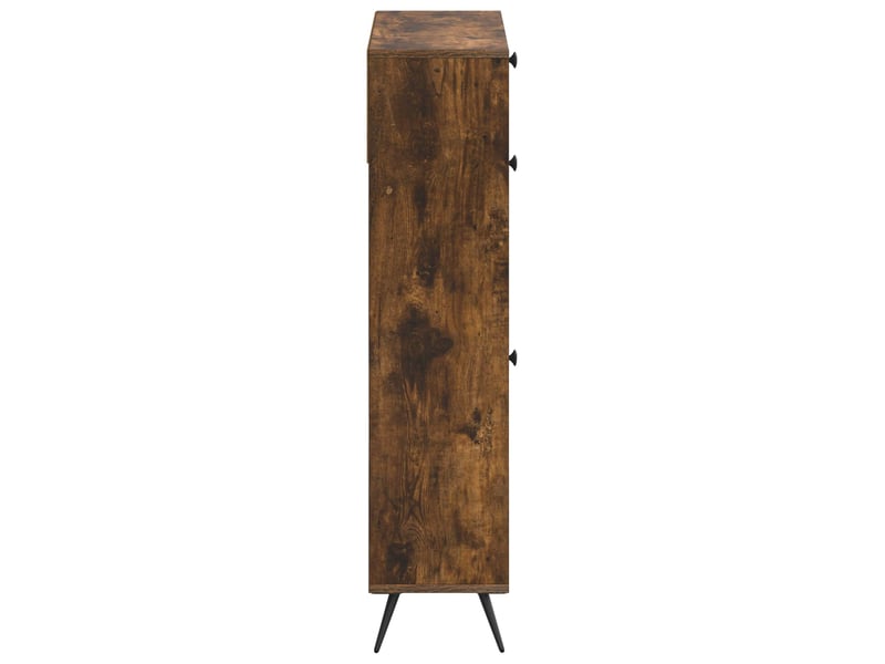  Meuble à chaussure, cabinet à chaussures breda 78x24x103 cm bois d'ingénierie shl7858  - Conforama E