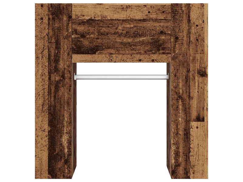  Meuble de rangement, armoire de couloir vieux bois 97,5x37x99 cm bois d'ingénierie  - Conforama D