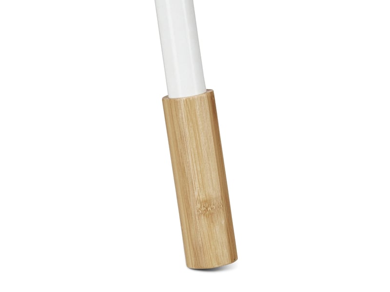  Échelle porte-serviettes décorative polyvalente 4 barreaux 160 x 50 x 40 cm en métal laqué blanc 13_0004271  - Conforama C