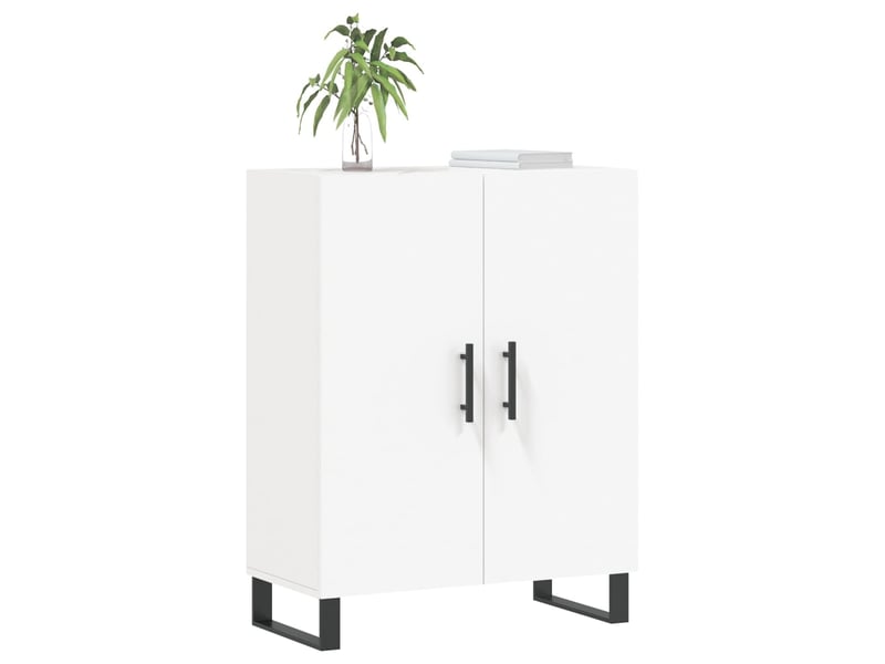  Buffet - bahut - meuble de rangement blanc 69,5x34x90 cm bois d'ingénierie  - Conforama C