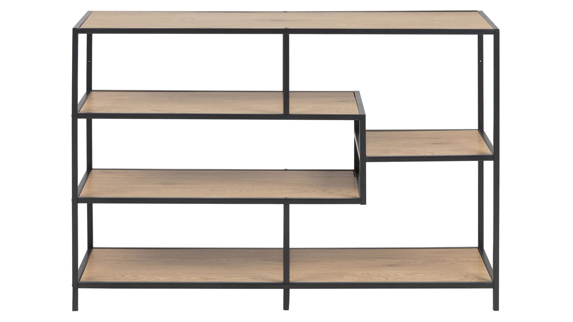 But &Eacute;tag&egrave;re H. 78 cm AMBRA Imitation ch&ecirc;ne et noir