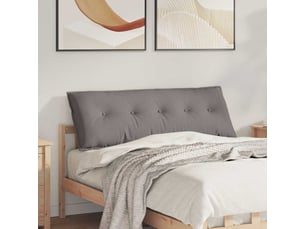 Coussin de dos, coussin de dossier taupe 140 x 19 x 50 cm tissu cf55021