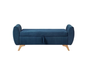 Banquette lit convertible couchage Quotidien <strong></strong> <strong></strong> bleu