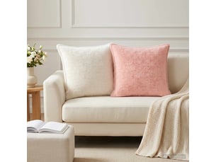 Lot de 2 housses de coussin houten blanc 60 x 60 cm cf49279