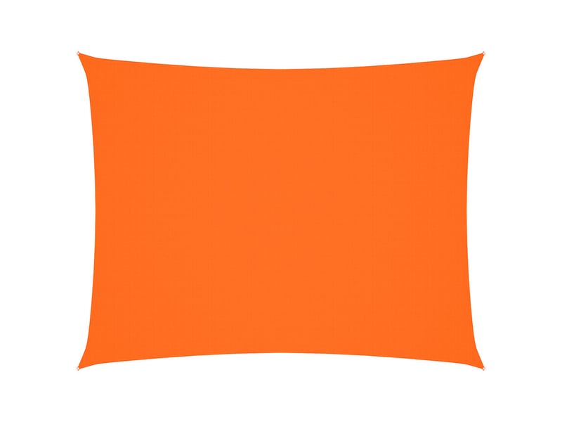  Voile de parasol - voile d'ombrage tissu oxford rectangulaire 4x6 m orange  - Conforama A