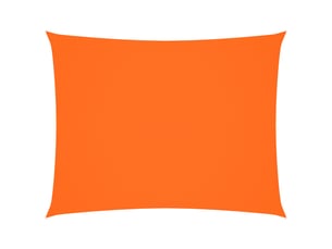 Voile de parasol - voile d'ombrage tissu oxford rectangulaire 4x6 m orange