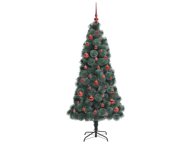  Sapin de noël, arbre de noël artificiel pré-éclairé avec ensemble de boules shl1009  - Conforama D