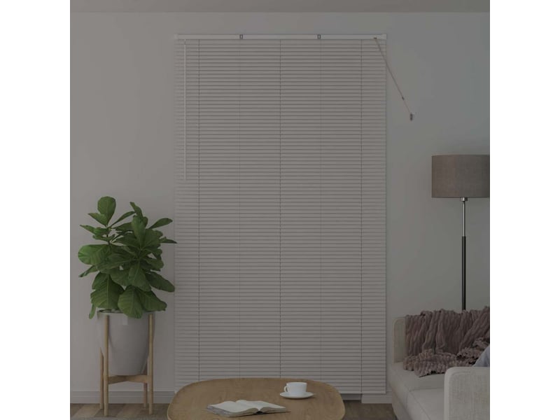  Store vénitien, store de fenêtre blanc 220 x 125 cm 25 mm aluminium cf47791  - Conforama C