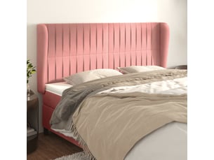 Tete de lit A poser largeur 203 cm rose