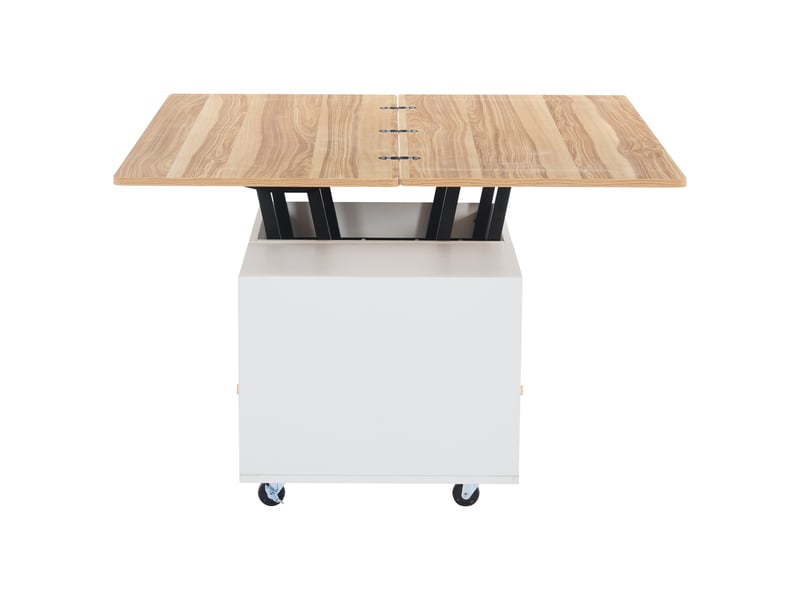 Table basse relevable hydraulique convertible en table à manger  - Conforama C