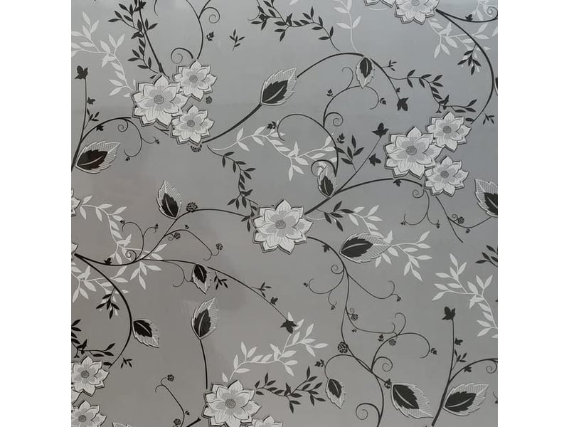  Film fenetre anti regard occultant fleur film electrostatique vitre 50x200cm  - Conforama D
