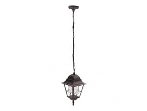 Suspension extérieure fabrilamp bootes e27 ip44 hauteur réglable marron