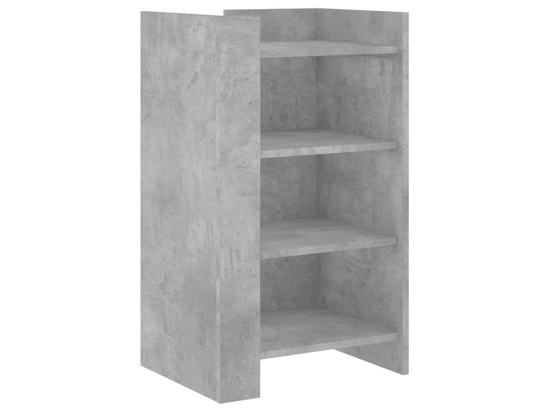 Buffet - bahut - meuble de rangement gris béton 45x35x75 cm bois d'ingénierie  - Conforama A