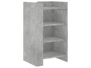 Buffet - bahut - meuble de rangement gris béton 45x35x75 cm bois d'ingénierie