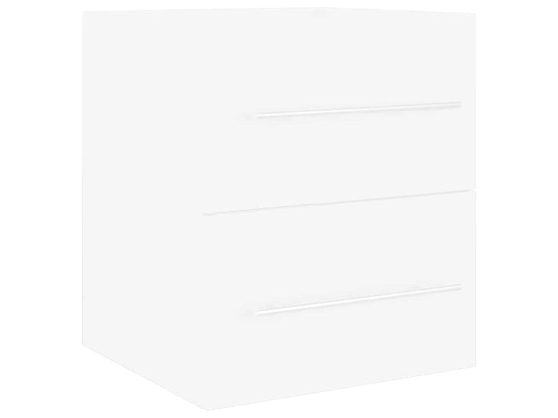  Armoire d'évier avec lavabo intégré blanc aggloméré shl6196  - Conforama C