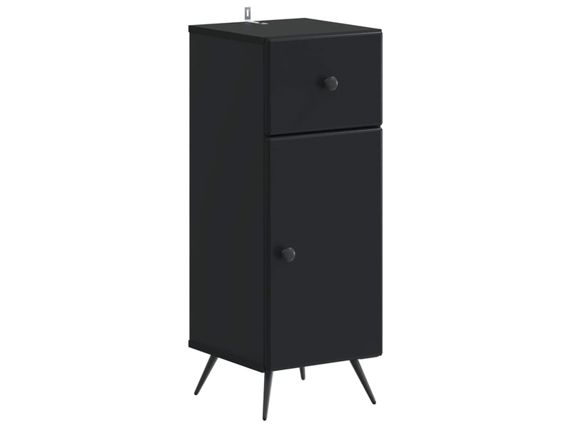  Ensemble de meuble de salle de bain 3 pièces breda noir cf63360  - Conforama C