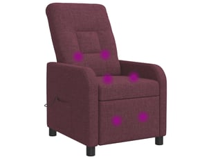 Fauteuil convertible VIDAXL  Tissu violet