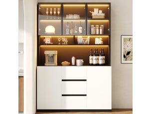 Vitrine coloris bicolore  MODENUIT   - 120 cmx200 cm