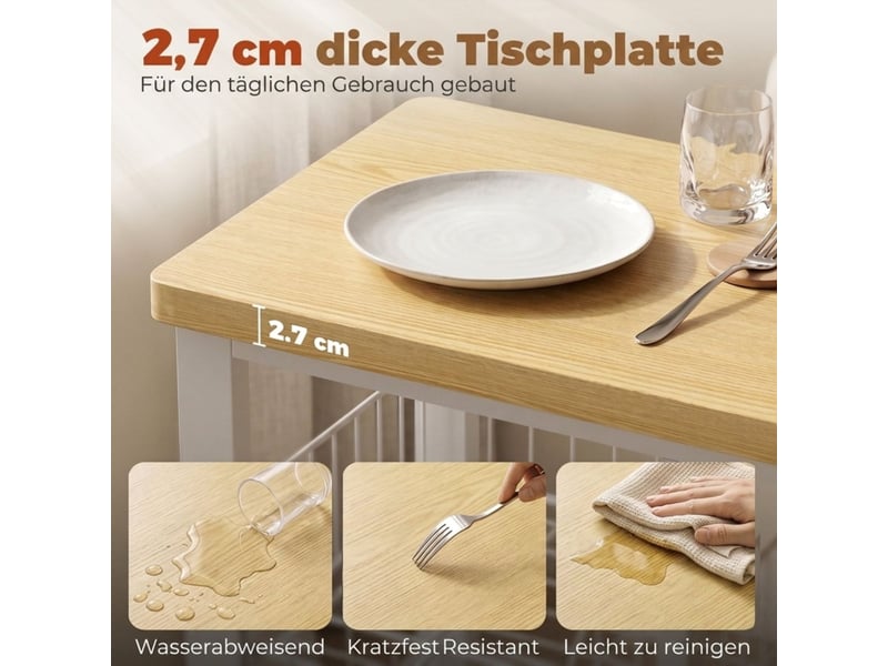 Meuble de rangement 100 x 35 x 80 cm support micro-ondes 3 paniers placard de rangement finition blanche - Conforama C