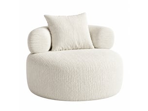 Fauteuil fixe DJ-W3463P49987123-ZMS Tissu beige vendu A l'unité