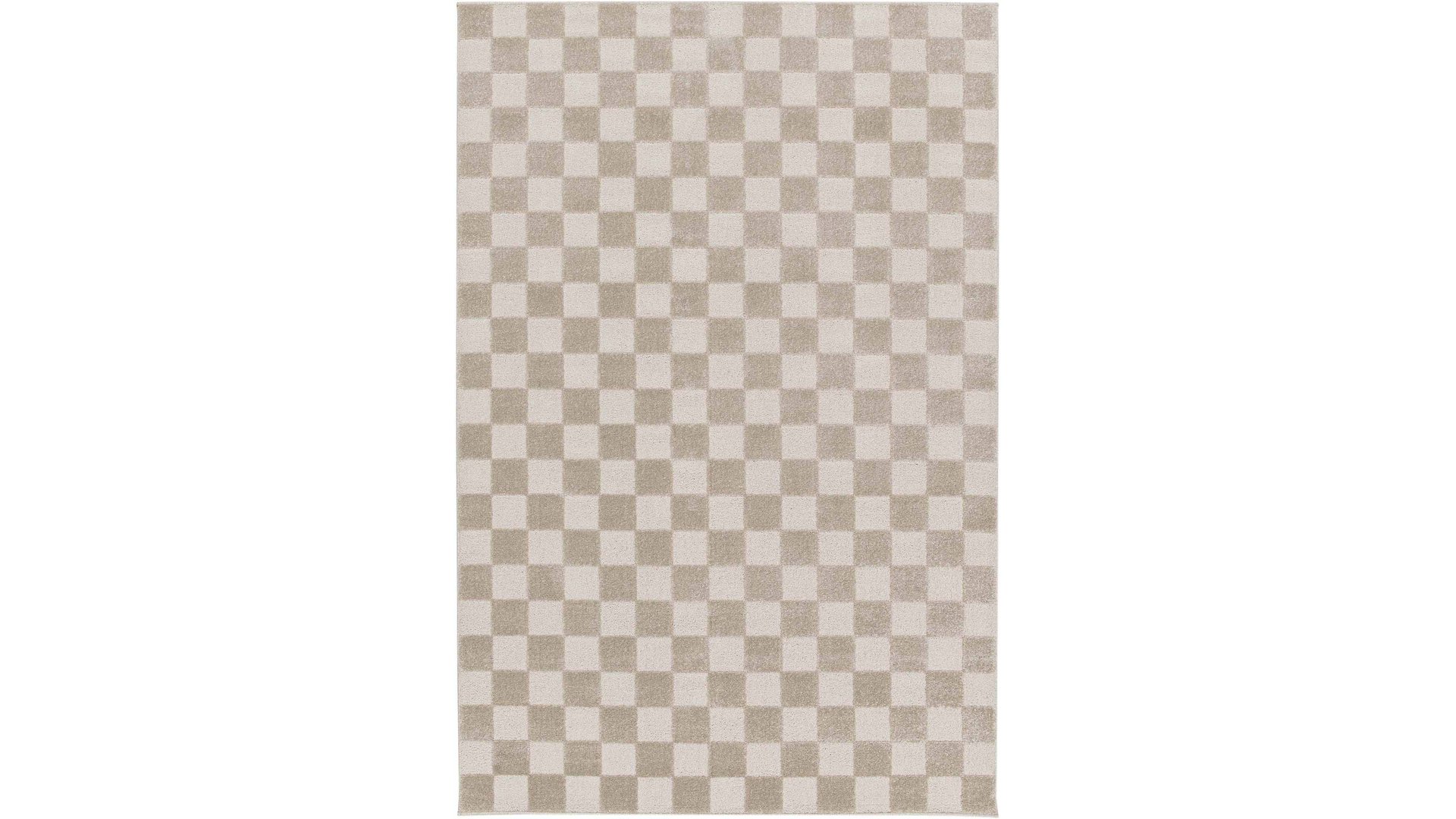 TAPIS 120X170 CM DAMIER marron Conforama