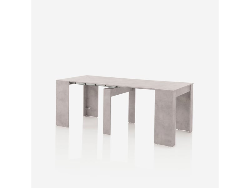  Console d'entrée extensible gain de place 54252x79 glam - gris  - Conforama E