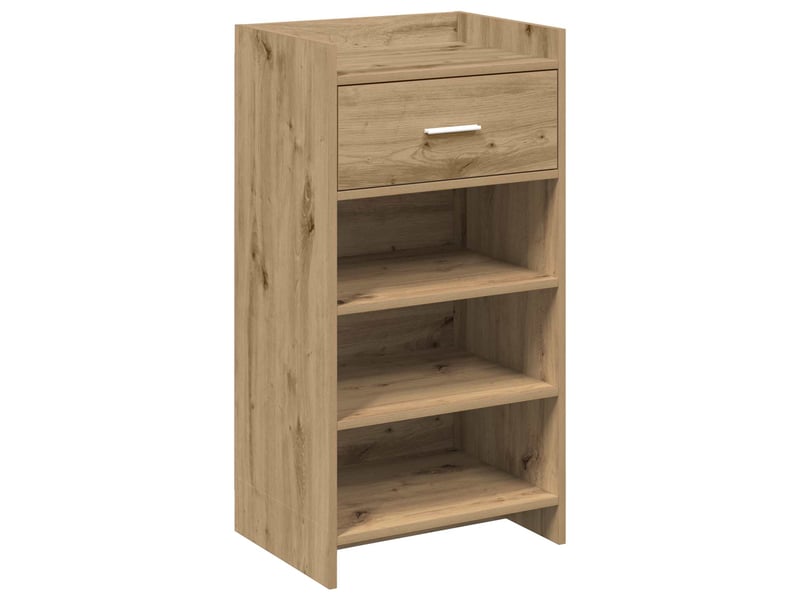  Meuble à chaussure, cabinet à chaussures 48x36x92 cm bois d'ingénierie shl6673  - Conforama A