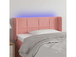 Tete de lit A poser largeur 103 cm rose