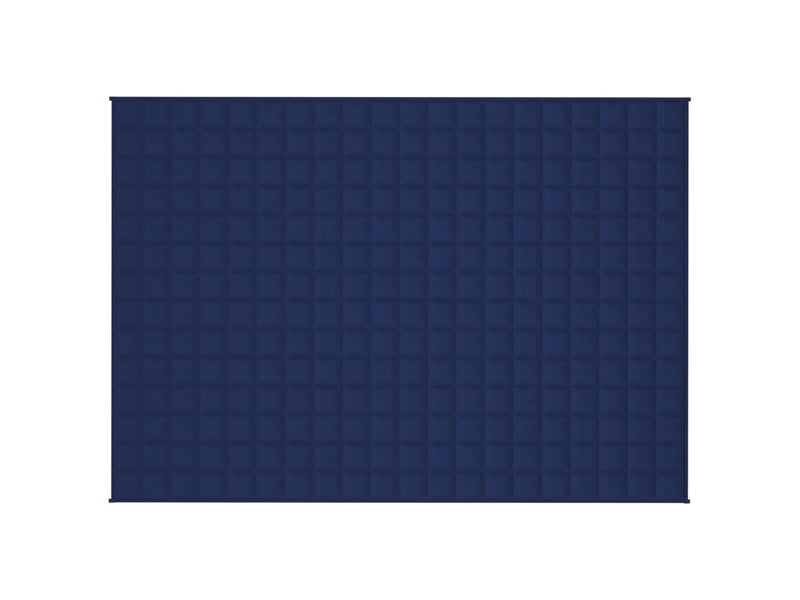  Couverture lestée adulte bleu 135x200 cm 6 kg tissu shl52139  - Conforama C