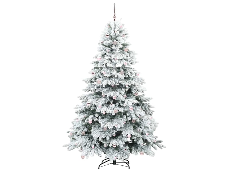  Sapin de noël, arbre de noël artificiel avec 300 led blanc 240 cm pe et pvc cf61232  - Conforama D