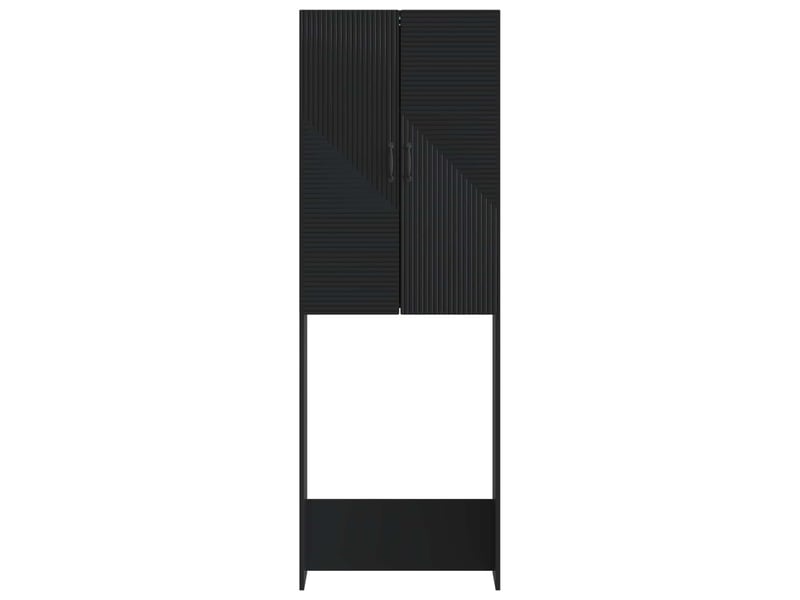 Armoire de toilette, meuble de toilette haarlem noir 66x25.5x190 cm - Conforama E