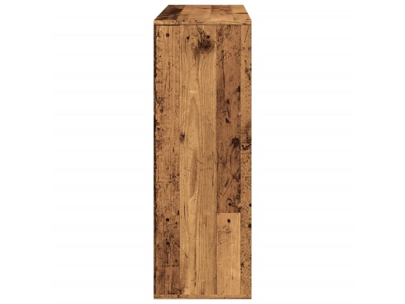  Bibliothèque, séparateur de pièce vieux bois 100x33x94,5 cm  - Conforama E