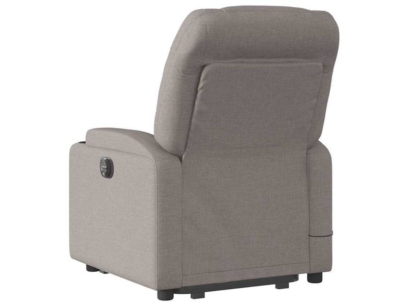 Fauteuil inclinable de massage, fauteuil relax taupe tissu shl4395 - Conforama E