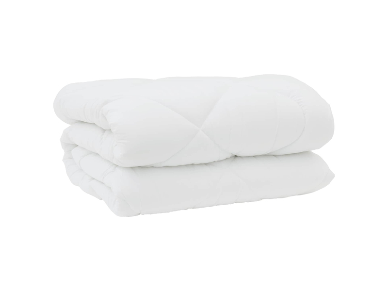 Couette avec oreillers 3 pcs - duvet blanc microfibre et plumes d'oie - Conforama D