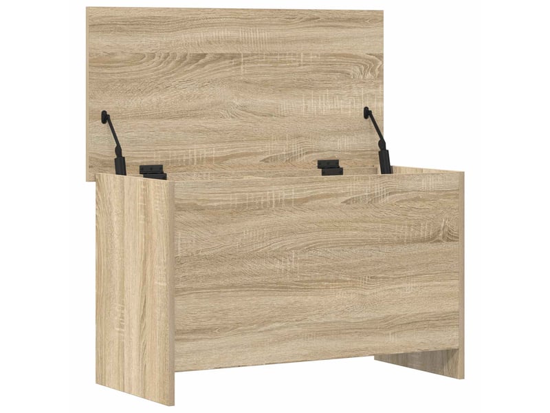  Coffre de rangement avec stockage chêne sonoma 80x40x50 cm  - Conforama E