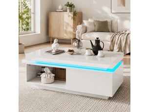 Meuble tv coloris blanc 181 cm LPOSPI  