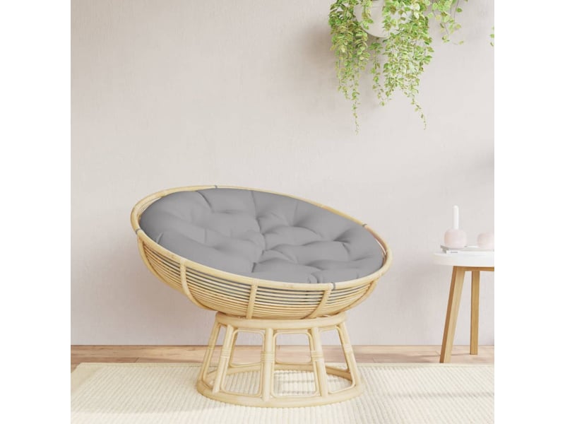  Coussin rond, coussin d'assise gris ø 100 x11 cm tissu oxford cf56612  - Conforama B