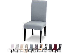 Lot de 4 housses de chaise élastiques, housses de chaise de salle à manger, housses de chaise modernes universelles et lavables, adaptées aux re, multicolore