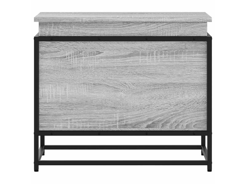  Boîte de rangement avec couvercle sonoma gris bois d'ingénierie shl8345  - Conforama D