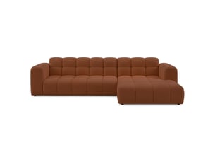 Selsey boloon - canapé d'angle - 300 cm - velours cuivre