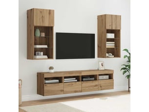 Meuble tv coloris bois clair  <strong></strong>  <strong></strong>