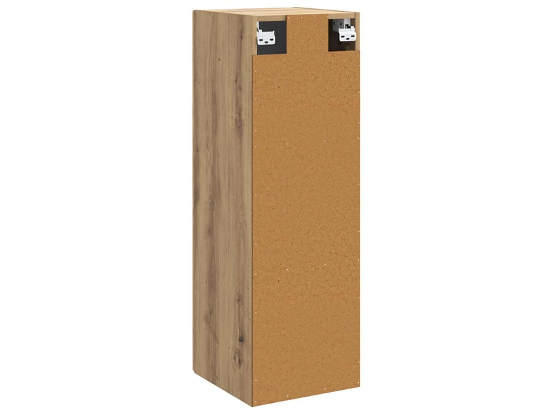  Cabinet salle de bain mural, meuble de rangement chêne artisanal shl4883  - Conforama E