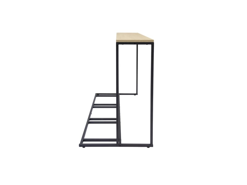 Porte-vélos koro en métal noir 116,5 x 50 x 77,5 cm - Conforama E