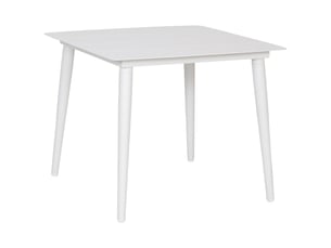 Table en aluminium blanc 90x90x75 cm