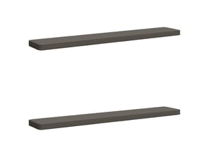 Lot de 2 coussins de banc, coussins d'assise vught 100 % polyester gris cf58480