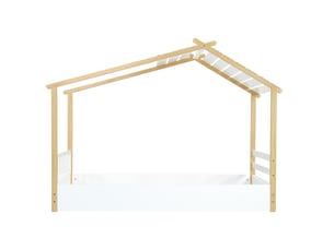 Lit cabane 90x190 cm CHICFURN   coloris blanc