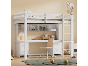 Sommier en Kit 90x200 cm <strong>CRAVDOM</strong> <strong></strong> 15 latte(s) vendu avec sommier,sans matelas
