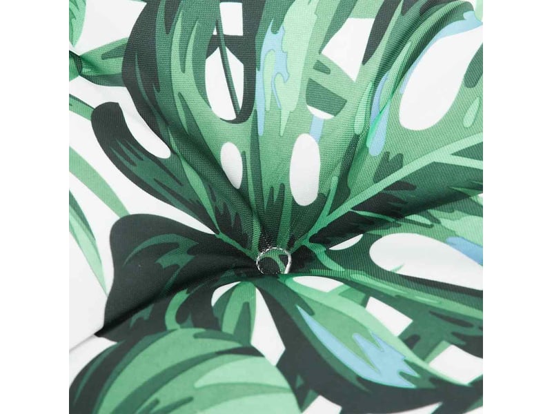  Coussin de banc de jardin, coussin d'assise à motif de feuilles 200 x 50 x 7 cm tissu oxford cf52631  - Conforama E