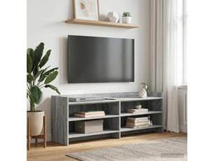 Meuble tv coloris gris 135 cm <strong></strong>  <strong></strong>